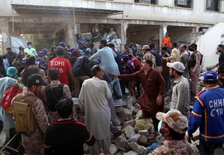 Los derrumbes y otros accidentes son relativamente frecuentes en Pakistán. Foto: EFE