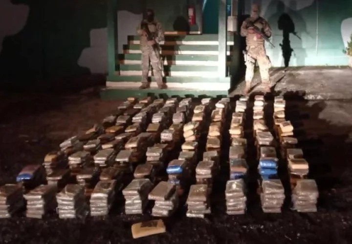 En el operativo se Isla Coiba tres costarricenses fueron detenidos. Foto. Cortesía Fiscalía de Drogas