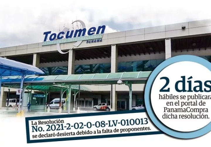 Para esta licitación, Tocumen S.A. había pedido 14 millones de dólares para dos años, pero en el acto de presentación de ofertas de esta semana no se presentó ninguna empresa.