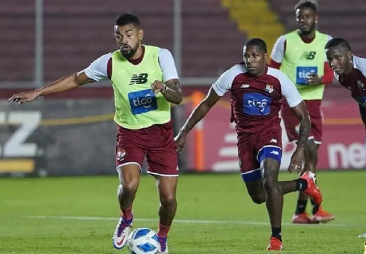 Aníbal Godoy en los entrenamientos de Panamá. Foto: Fepafut