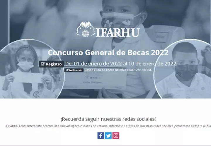 Concurso de becas inició desde las 12:01 a.m. de este sábado 1 de enero de 2022. Foto: Cortesía