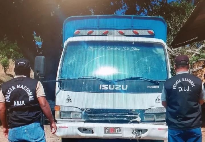 El camión fue ubicado tras labores de inteligencia de la Policía Nacional y Ministerio Público. Foto: Diomedes Sánchez