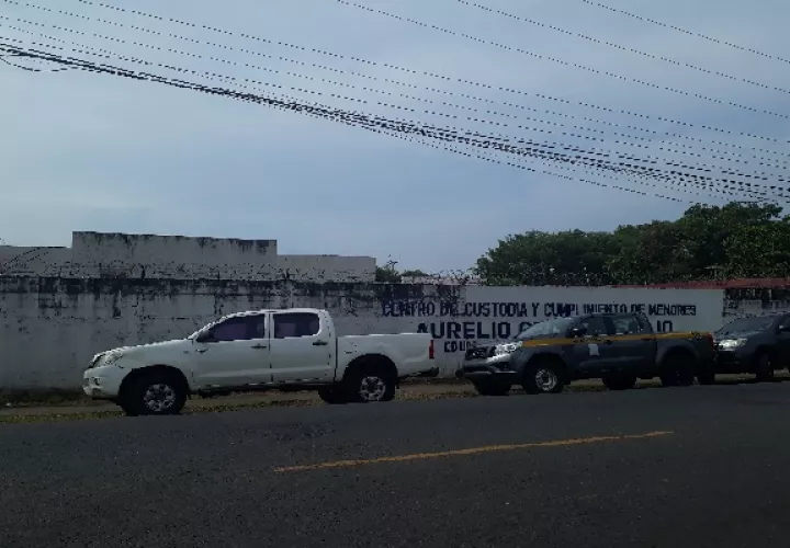 El  menor permanecerá detenido provisionalmente en el Centro de Custodia Aurelio Granados ubicado en la ciudad de David. Foto. José Vásquez