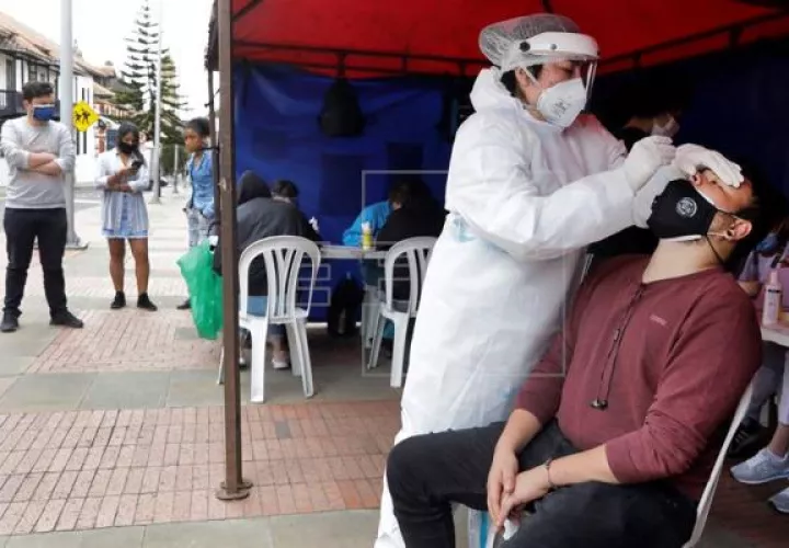 Colombia acumula  5,242,672 contagios de coronavirus. Foto: EFE