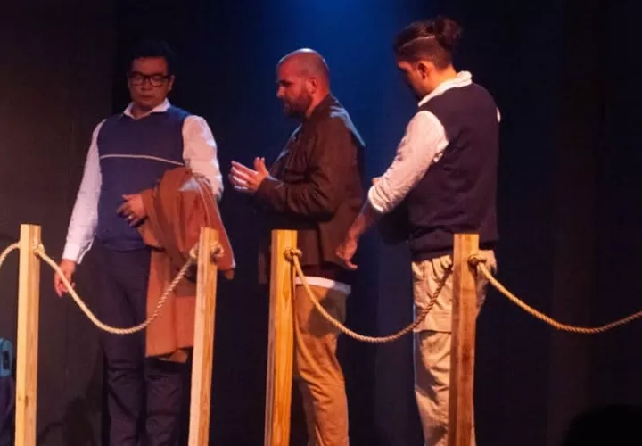 ‘Cuerdas’, en escena.  Cortesía