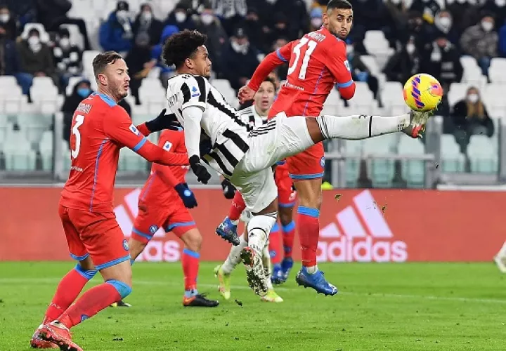 Juventus y Napoli terminaron empatados 1-1. Foto: EFE