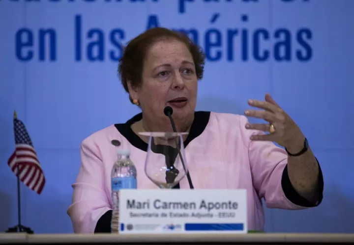 Mari Carmen Aponte fue la primera puertorriqueña en alcanzar el rango de embajadora de Estados Unidos. Foto: EFE
