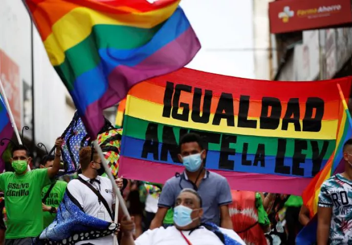 La comunidad LGBTIQ de Panamá  aboga para que se respeten los derechos de todos, sin discriminación. Foto: EFE
