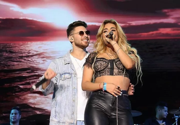Miguel Melfi y Andreina. Foto: Redes Sociales