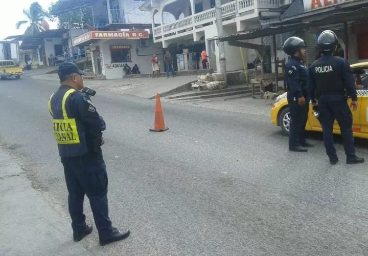 El asalto fue en el minisúper José de la comunidad de Quebrada Bonita, en Buena Vista, Colón. Foto: Diomedes Sánchez 