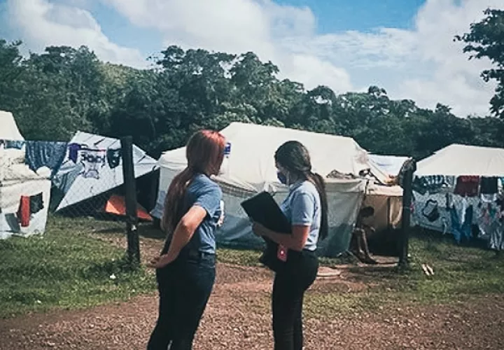 El éxodo sin precedentes el año pasado, obligó al Ministerio Público a establecer una oficina en el área. Foto: Cortesía MP