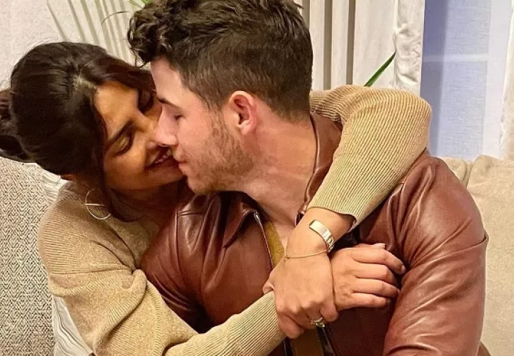 Priyanka Chopra y Nick Jonas. Foto: Instagram