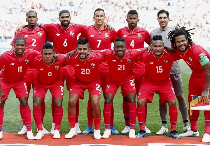 Alineación de Panamá en el primer partido en el Mundial de Rusia 2018. Foto: EFE