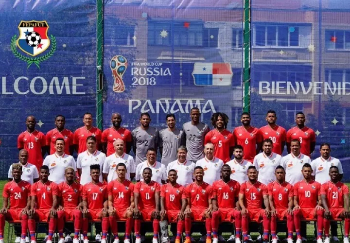 Selección Mayor de Fútbol de Panamá que participó en el Mundial de Rusia 2018. Foto: Cortesía Fepafut