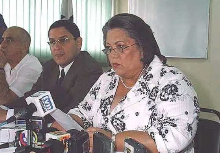 La exprimera dama Ruby Moscoso. Foto: Archivo