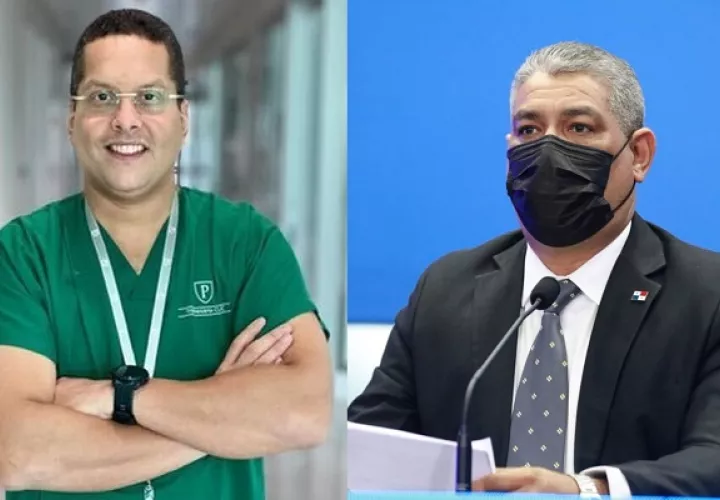 El Dr. Sandoval le pidió al ministro  Luis Sucre un pronunciamiento firme sobre los carnavales. Foto: Cortesía Minsa