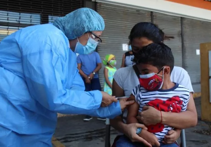 La semana pasada, Panamá inició a vacunar contra la covid-19 a niños de 5 a 11 años de edad. Foto: Grupo Epasa