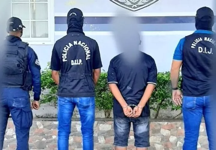 Capturan a un hombre, de 19 años, en el distrito de Arraiján, solicitado por el delito Contra la Vida y la Integridad Personal. Foto. Cortesía. Proteger y Servir