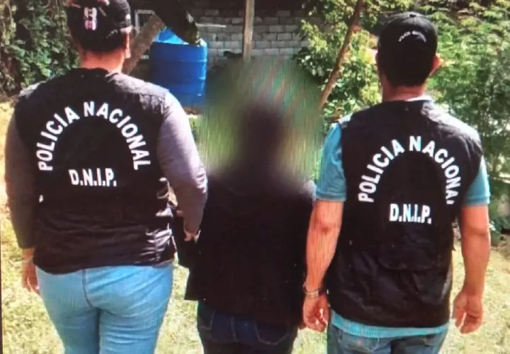 La mujer fue detenida en Veracruz, distrito de Arraiján en Panamá Oeste. Foto: José Vásquez 