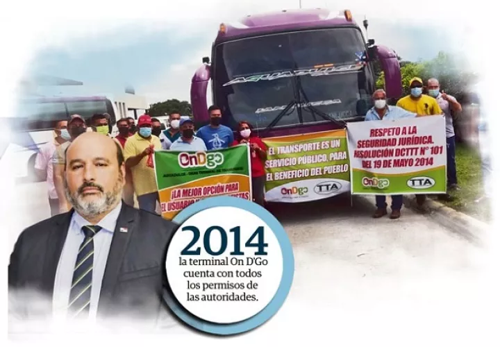 Los transportistas del distrito de Aguadulce se mantienen en pie de guerra contra la ATTT desde el año pasado.