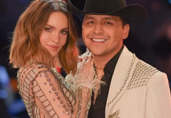 Belinda y Christian Nodal. Foto: Archivo