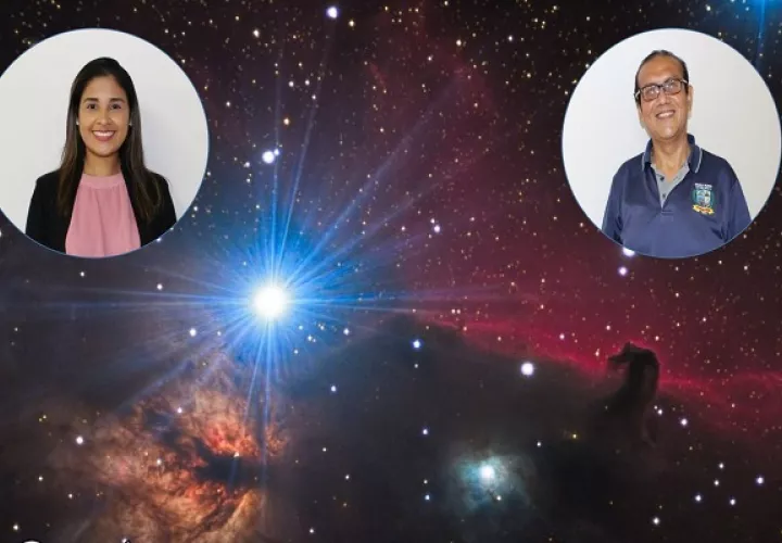 Los docentes Erika Vega y David Vivas apuestan por una enseñanza más práctica. Foto: Senacyt/Observatorio Astronómico