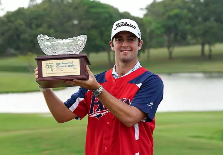 Davis Riley, último ganador del Panamá Championship. Foto: Archivo
