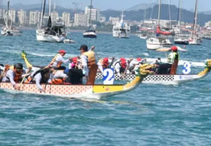 Las Carreras de Dragón estuvo muy competitiva.  Foto: Cortesía