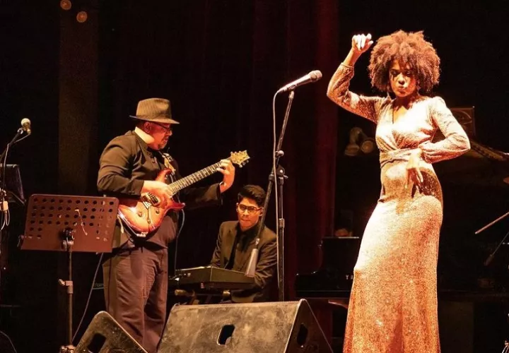 Mayra Hurley en Ateneo de Ciudad del Saber el pasado 10 de enero. Foto: @panamajazzfestival