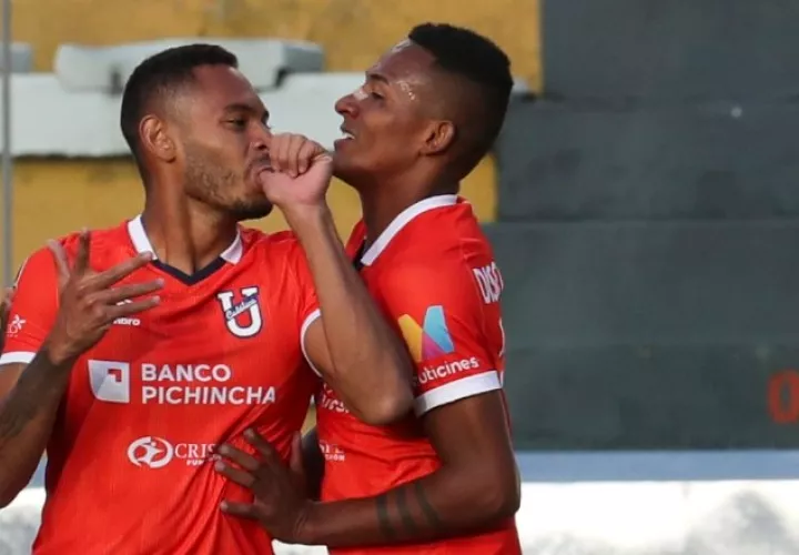 Ismael Díaz dio el empate a Universidad Católica contra Bolívar en Copa Libertadores. Foto:EFE 