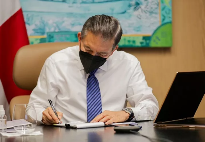 Laurentino Cortizo pidió respeto para Panamá. Foto: Cortesía Nito Cortizo