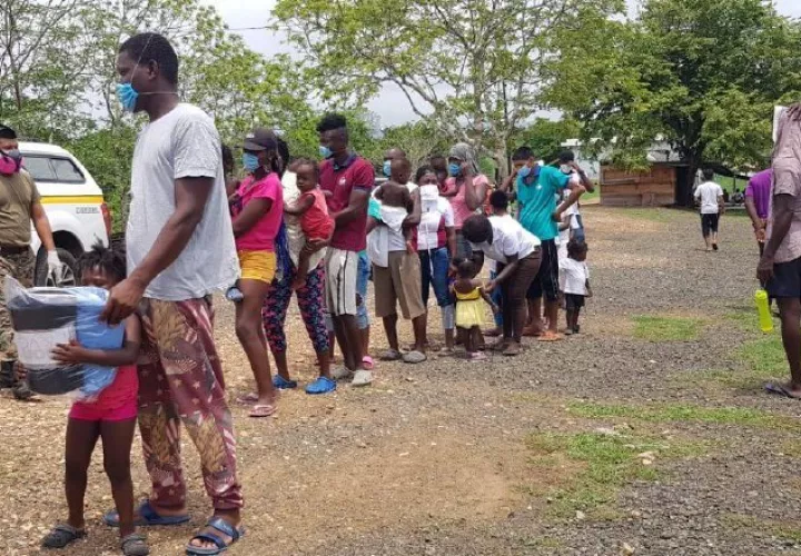 Pocos migrantes haitianos están transitando por Panamá en la actualidad. Foto. Grupo Epasa