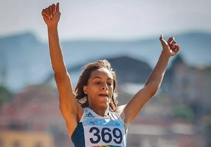 Nathalee Aranda subió a lo más alto en el podio en Bolivia. Foto: Instagram