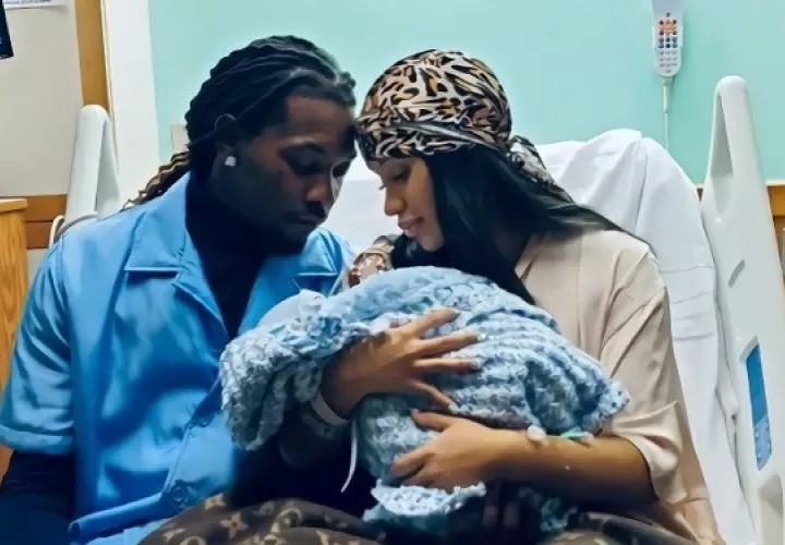 Cardi B y el rapero Offset nombraron a su primera hija Kulture Kiari. Foto: Instagram