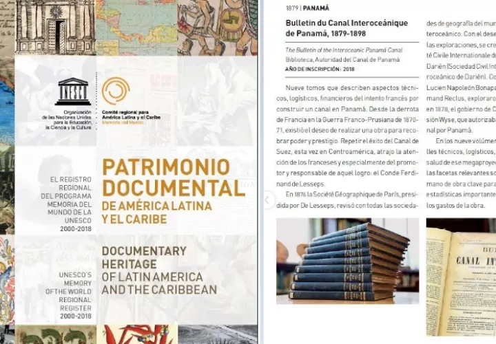 También incluye el 'Bulletin du Canal Interoceánique de Panama' (1879-1898). Foto: @binal