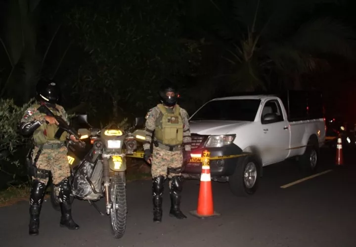 Se ubicó el vehículo en el sector de Canoas Arriba con dirección a Costa Rica. Foto: Mayra Madrid 