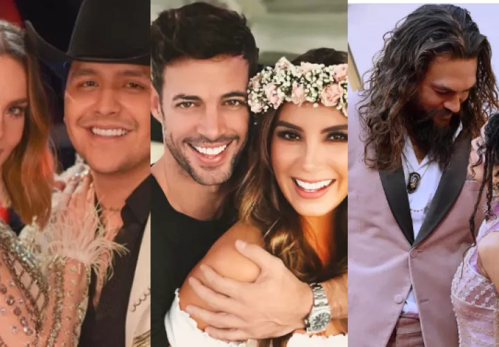 Belinda y Christian Nodal, William Levy y Elizabeth Gutiérrez, y Jason Momoa y Lisa Bonet. Fotos: Instagram