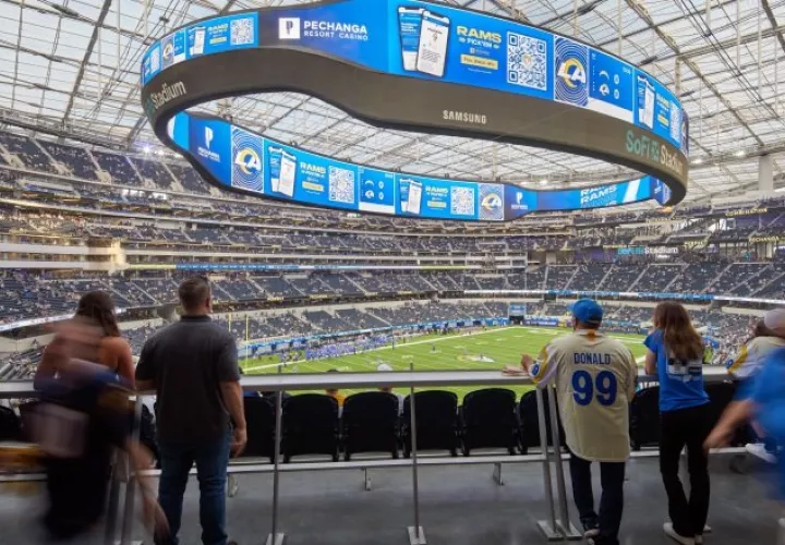 SoFi Stadium en Inglewood. Foto:EFE