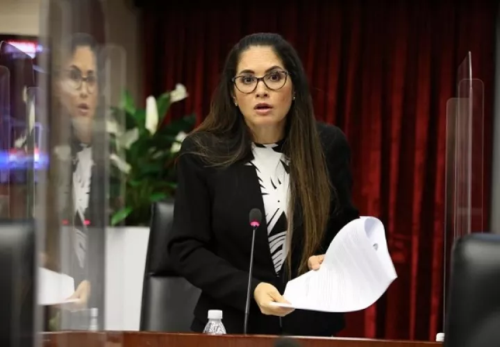 Zulay Rodríguez señaló a los familiares de Penagos  de montar un show. Foto: Asamblea Nacional