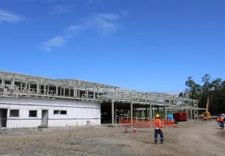 Con este nuevo hospital se tiene previsto beneficiar a unas 10 comunidades a más de 30 mil habitantes. Foto. Mayra Madrid