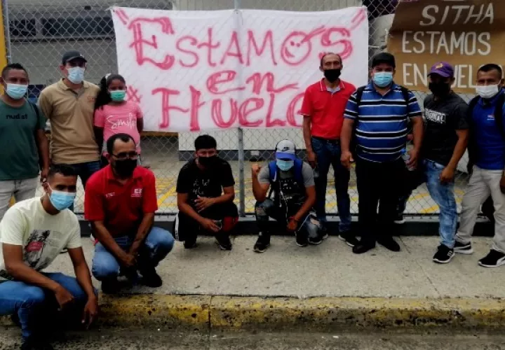 Octavo día de huelga de trabajadores de Bimbo de Panamá. Foto: Archivo