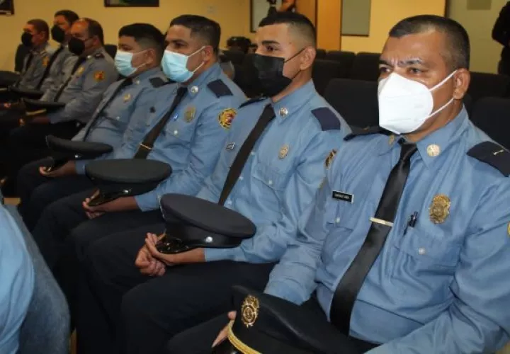 Fueron 22 bomberos los que recibieron esta capacitación. Foto: Cortesía Cuerpo de Bomberos