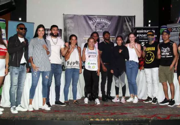Boxeadores que estarán en KO a las Drogas, tanto en la velada masculina, como femenina. Foto: Víctor Arosemena