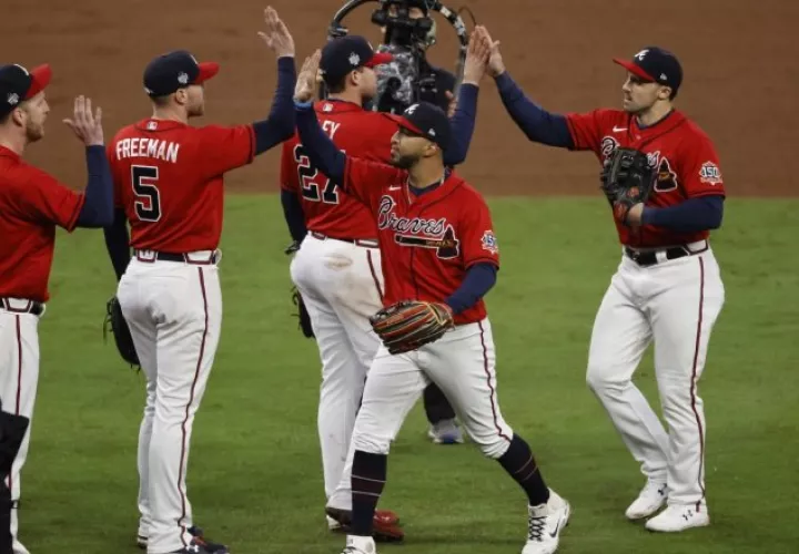 Bravos de Atlanta son los actuales campeones en las Grandes Ligas. Foto:EF