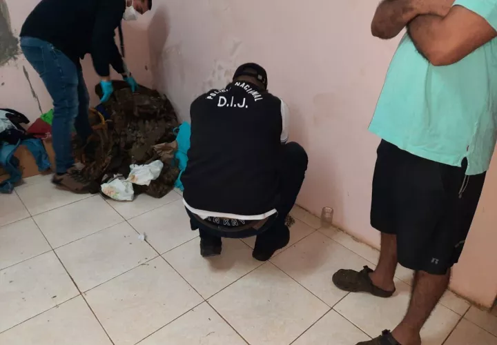 El operativo se desarrolló en el distrito de Dolega, en Balita, corregimiento de Tinajas, luego de una investigación por parte del Ministerio Público donde había varias denuncias en su contra. Foto. Mayra Madrid