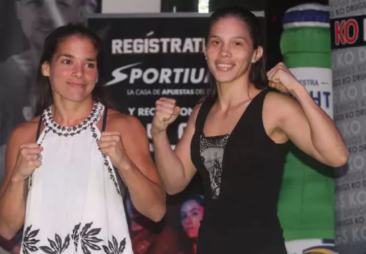 Clara Lescurat de Argentina y la panameña Nathaly Delgado. Foto: Víctor Arosemena 