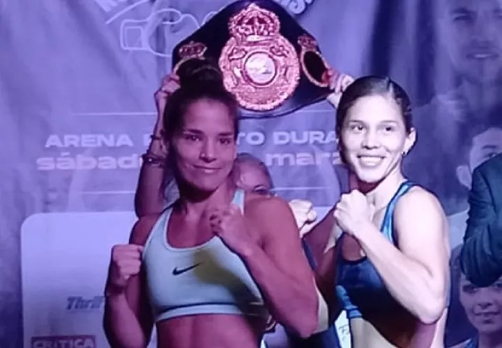 Clara Lescurat de Argentina y la panameña Nathaly Delgado. 