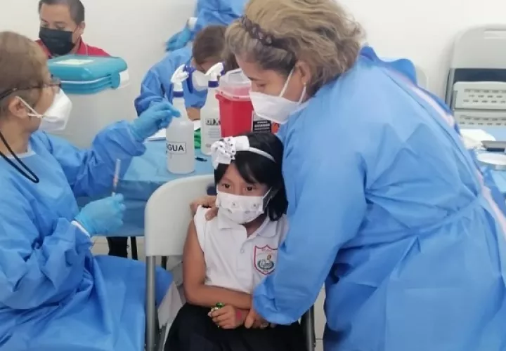 La cobertura con dosis dosis en niños es del 10%. Foto: CSS