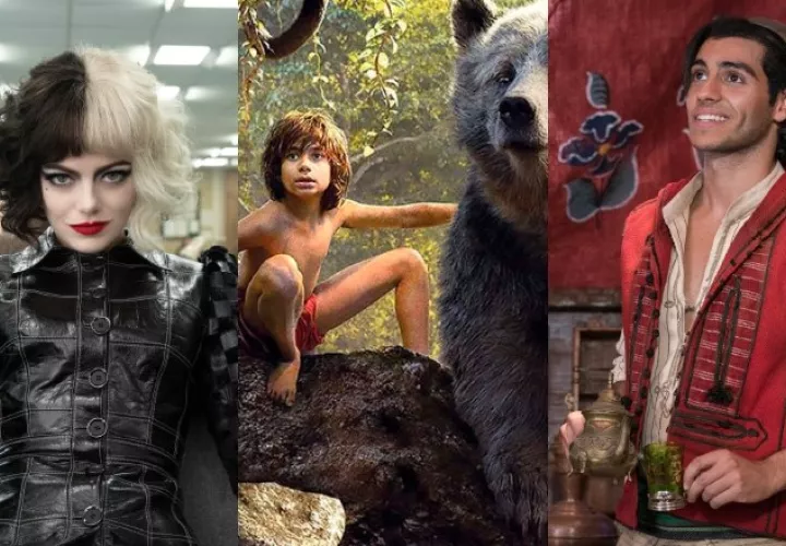 'Cruella', 'El libro de la selva' y 'Aladdín' son algunas de las adaptaciones de acción real que ha realizado Disney. EFE