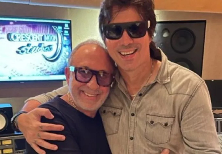 Emilio Estefan y Emilio Regueira.  Foto: Cortesía